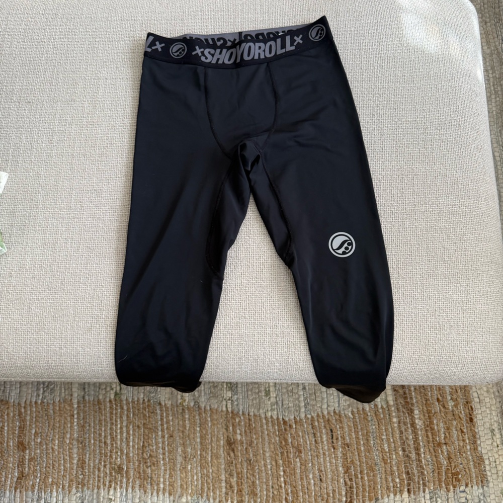 Shoyoroll Black Spats/Leggings for BJJ/Jiu Jitsu
